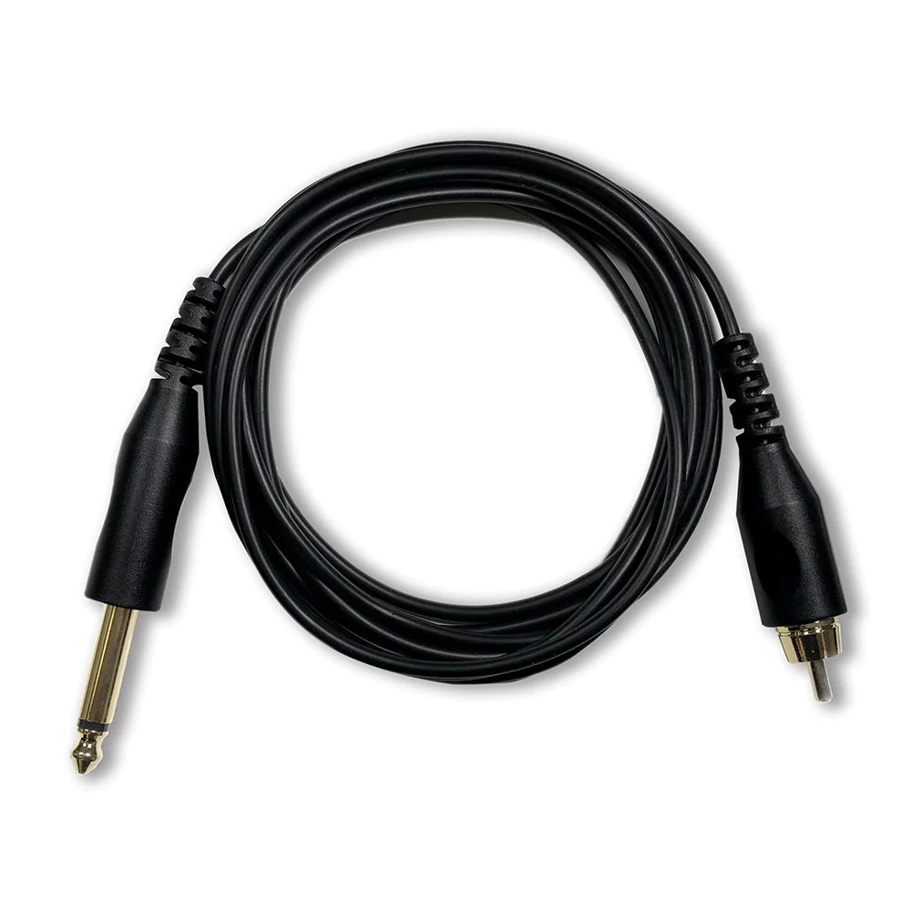 A Darklab Straight RCA Air Cord. Cord features a 6-foot length, gold-plated terminals, and a tensile RCA terminal.