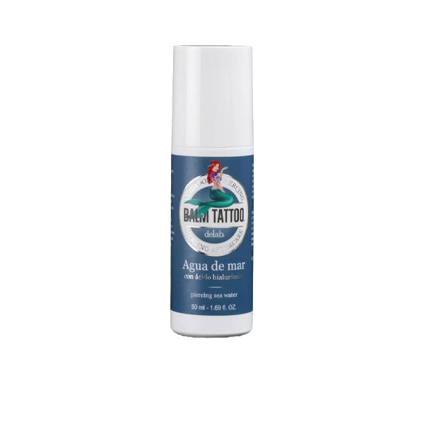 Balm Tattoo Sea Water with Hyaluronic Acid - Piercing and Tattoo Aftercare Spray (50ml / 1.69oz)
