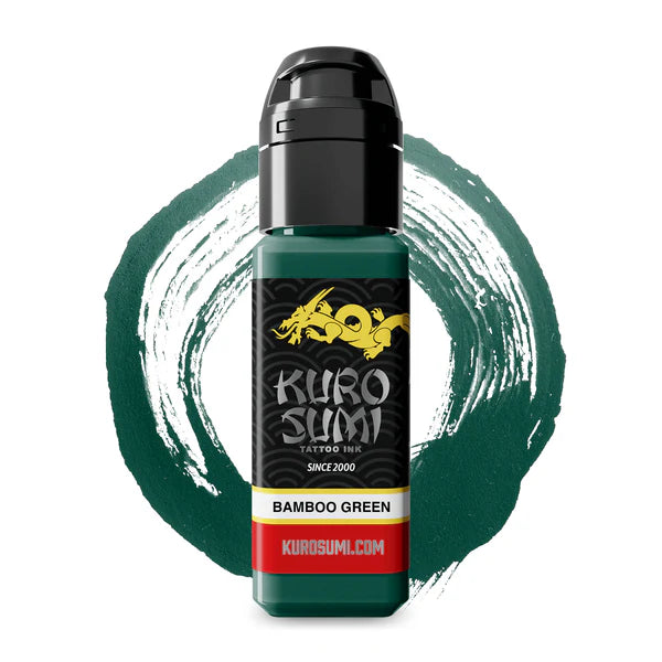 Kuro Sumi Bamboo Green - Tattoo Ink