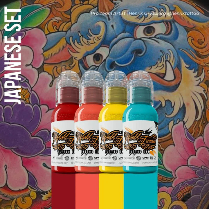 World Famous Japanese 4 Color Mini Set