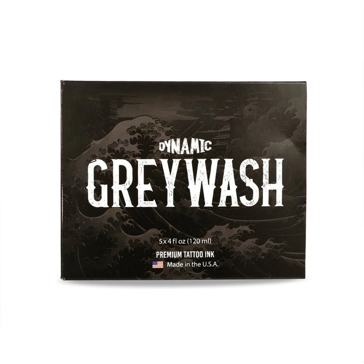 Dynamic Greywash Tattoo Ink Set And Mixing Solution