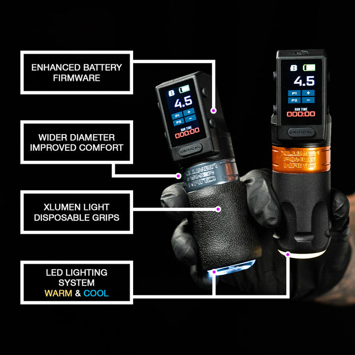 Bishop XLumen — Wireless Tattoo Machine System with Built-in Light (Pre-Order)