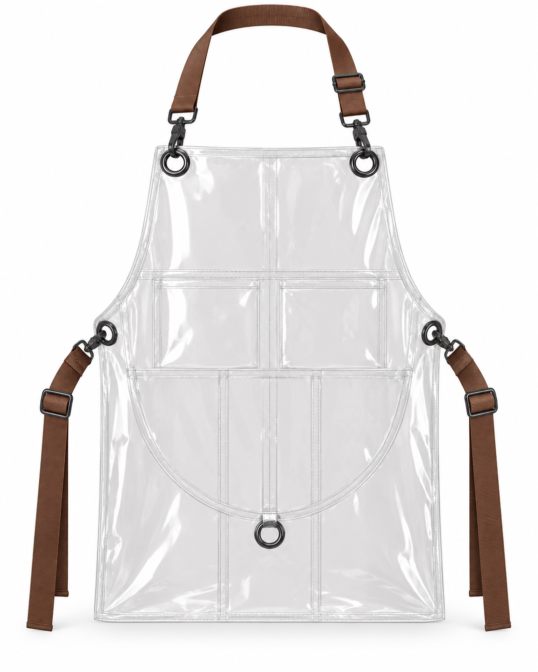 Disposable Tattoo Apron – Waterproof Clear Vinyl, 100% Polyester