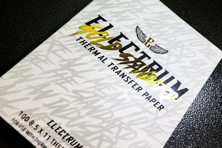 Electrum Gold Standard Thermal Transfer Paper 8-1/2 x 11 - 100 Sheets
