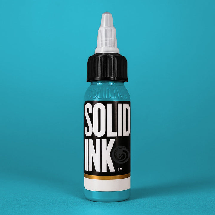 Solid Ink Blue Hawaii Tattoo Ink 1oz bottle