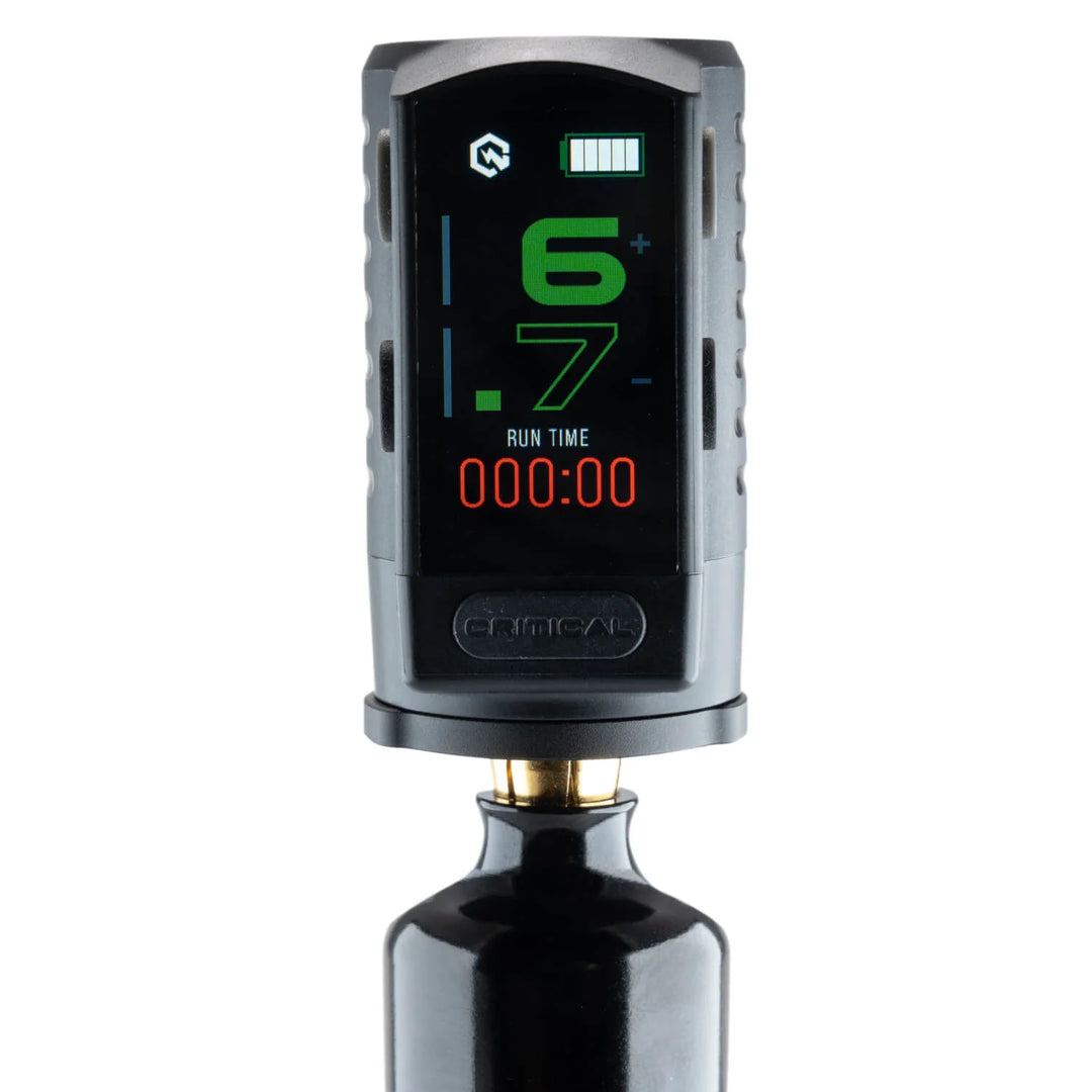 Critical Connect V3, a portable lithium-ion battery for tattoo machine.