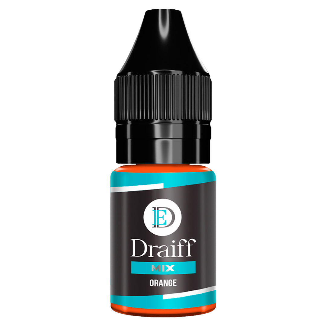 Draiff Mix Corrector Orange - Permanent Makeup Pigments 6ml bottle.