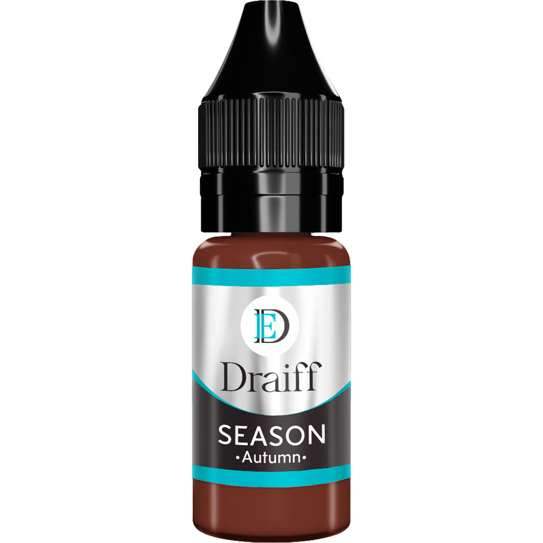 Draiff Season for Eyebrows Autumn - Permanent Makeup Pigments 10ml bottle.