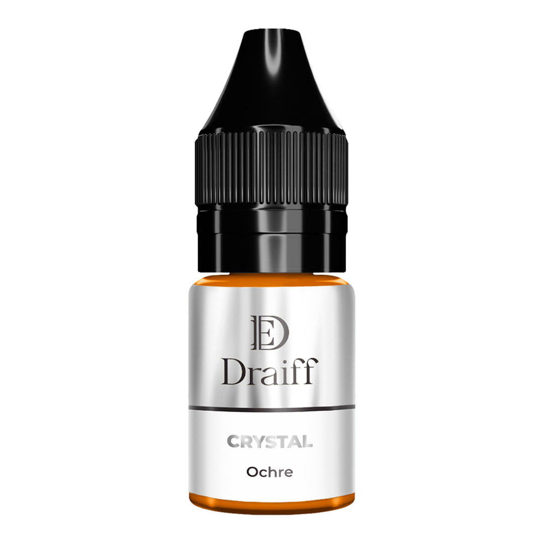 Draiff Crystal Corrector Ochre - Permanent Makeup Pigments 6ml bottle.