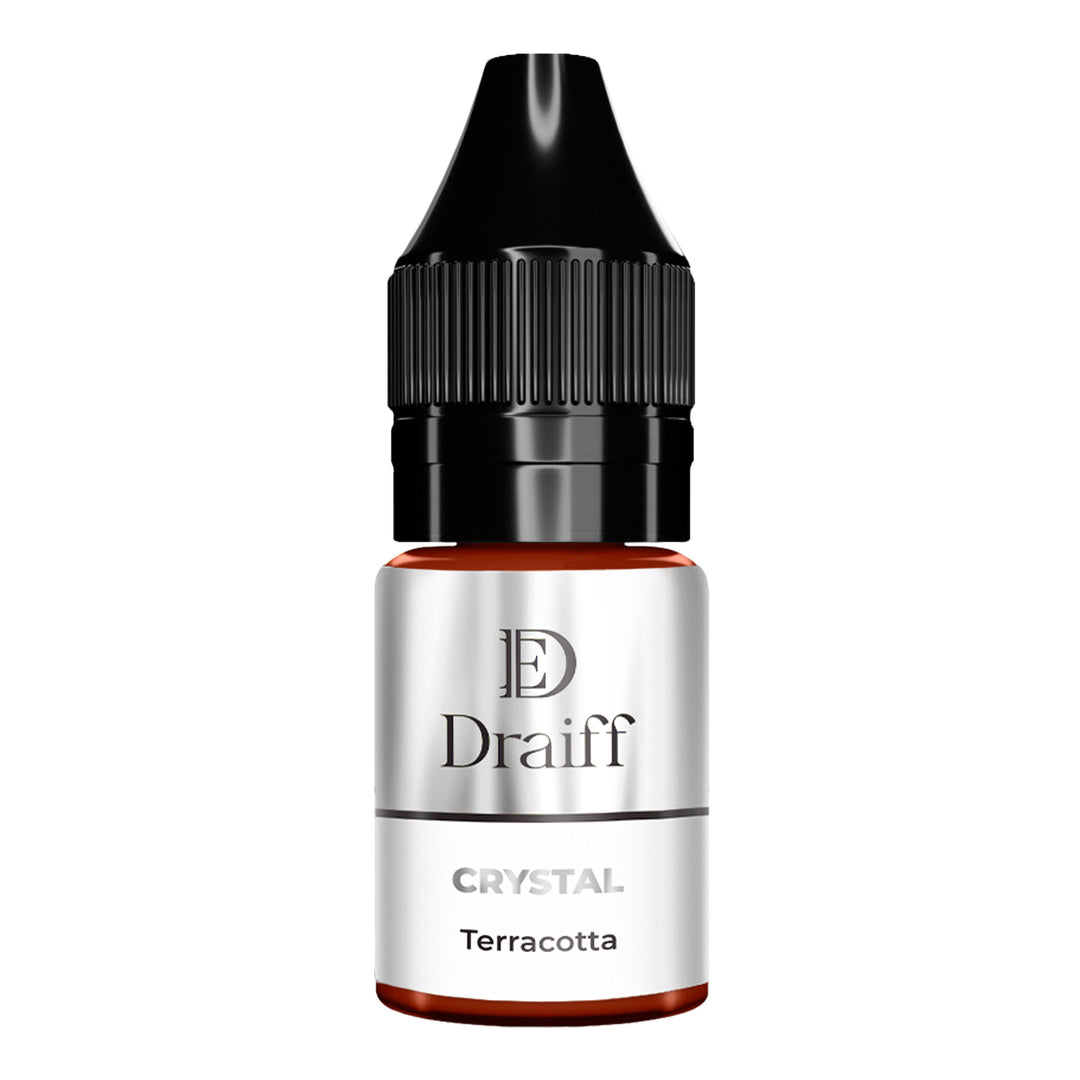 Draiff Crystal Corrector Terracotta - Permanent Makeup Pigments 6ml bottle.