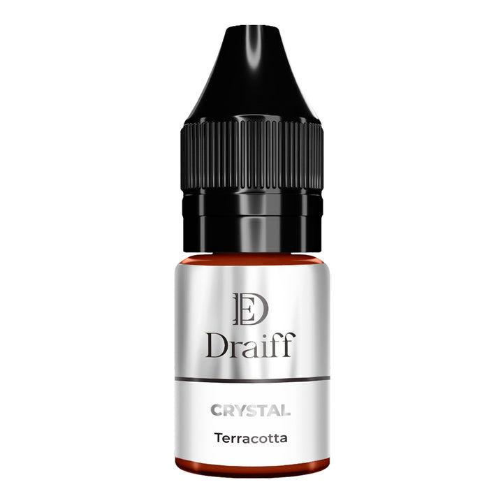 Draiff Crystal Corrector Terracotta - Permanent Makeup Pigments 6ml bottle.