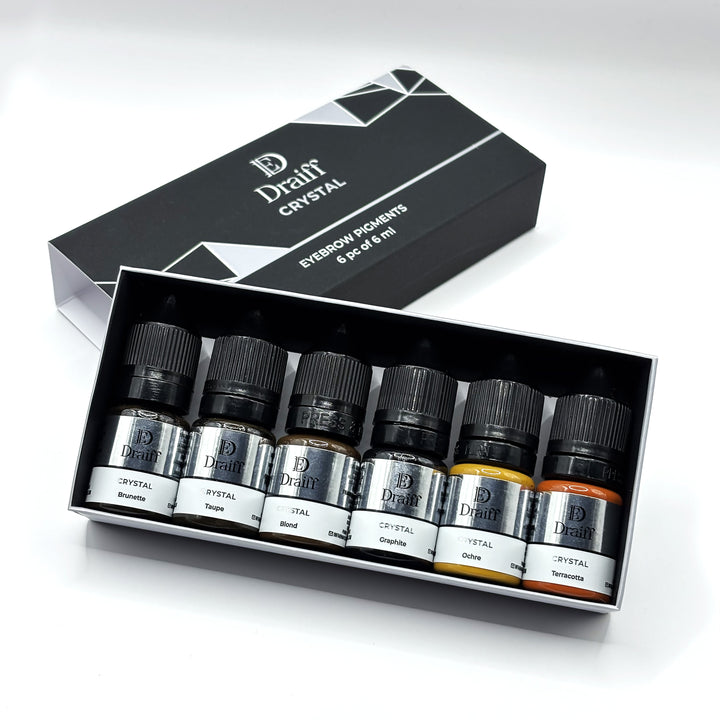 Draiff Crystal Eyebrow Pigments Set - Permanent Makeup Pigments