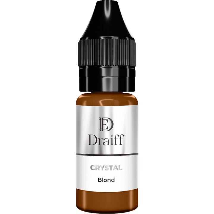 Draiff Crystal for Eyebrows Blond - Permanent Makeup Pigments 10ml bottle.