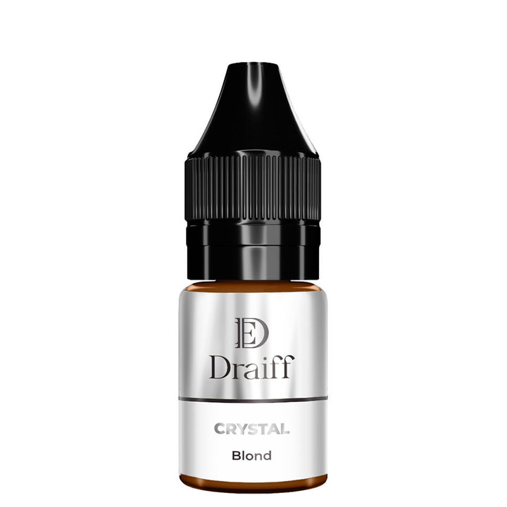 Draiff Crystal for Eyebrows Blond - Permanent Makeup Pigments 6ml bottle.