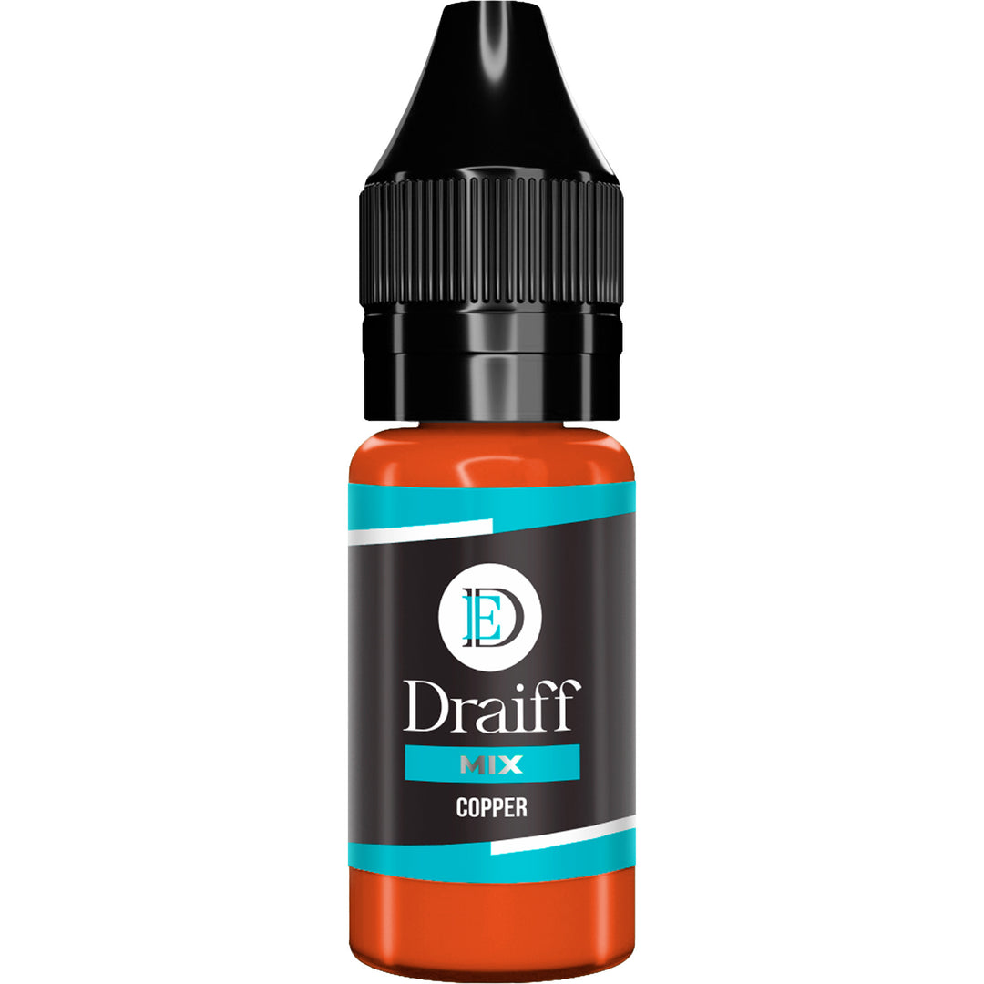 Draiff Mix Corrector Copper - Permanent Makeup Pigments 10ml bottle.