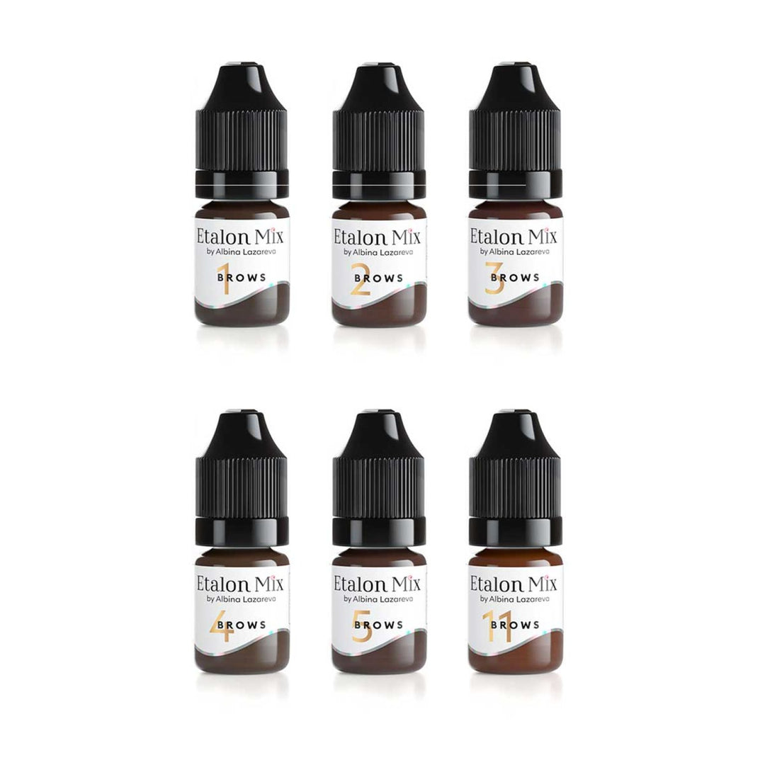 Etalon Mix Sourcils Lot de 5 Pigments Hybrid Line