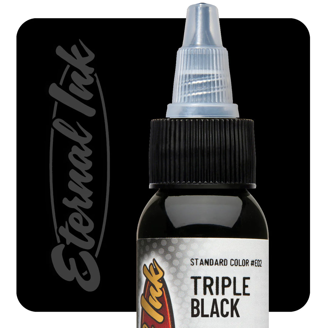 Clearance of Eternal Triple Black Tattoo Ink