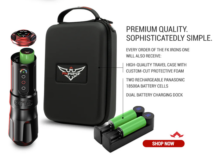 Fk Irons One FK1 Yomico Wireless Tattoo Machine