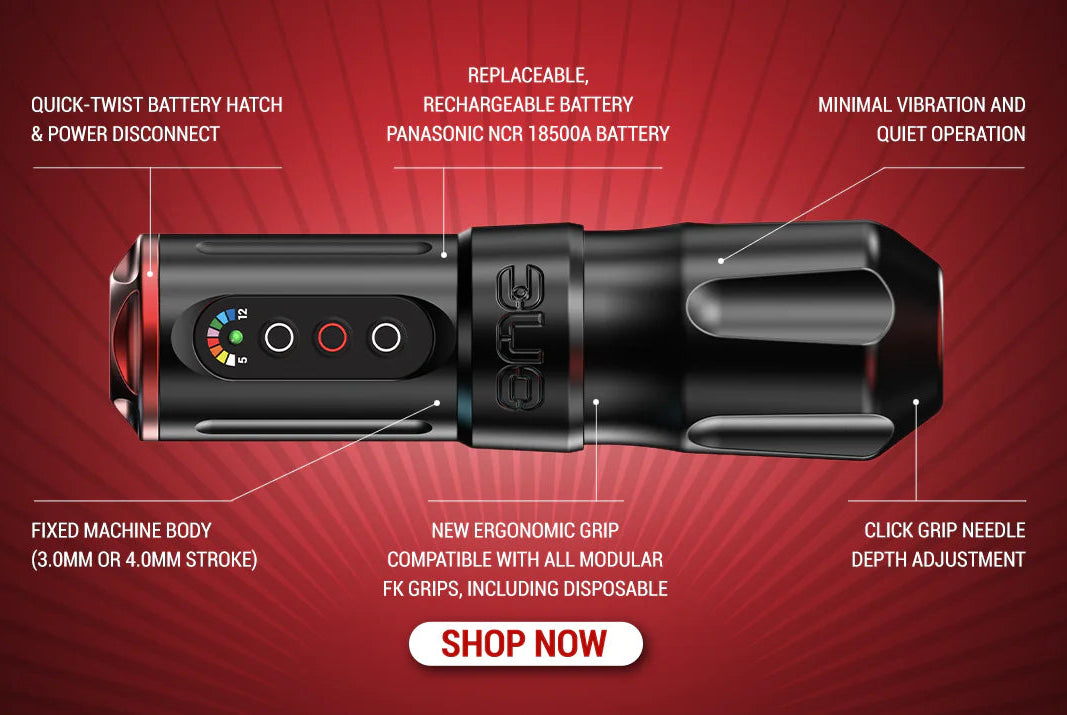 Fk Irons One FK1 Yomico Wireless Tattoo Machine