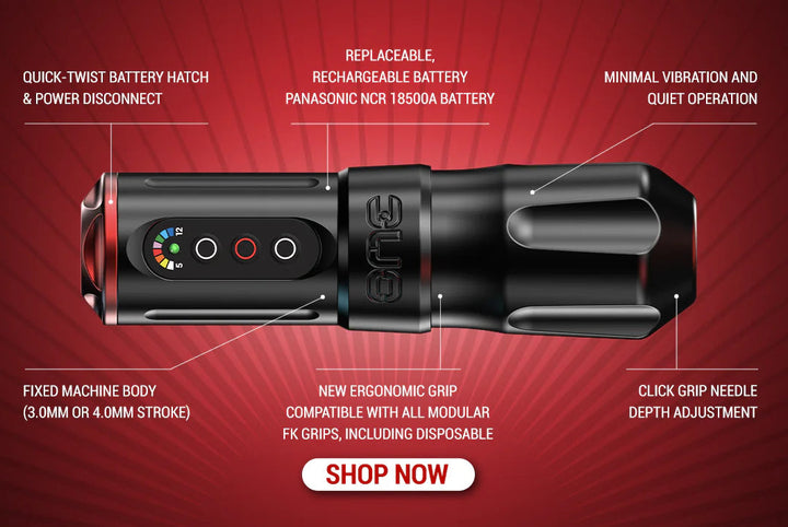 Fk Irons One FK1 Yomico Wireless Tattoo Machine