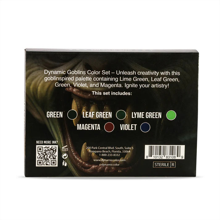 Dynamic Goblins Tattoo Ink Set
