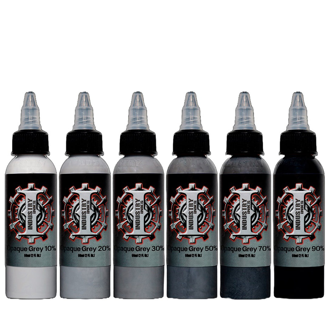 Industry Inks Opaque Grey Set Tattoo set