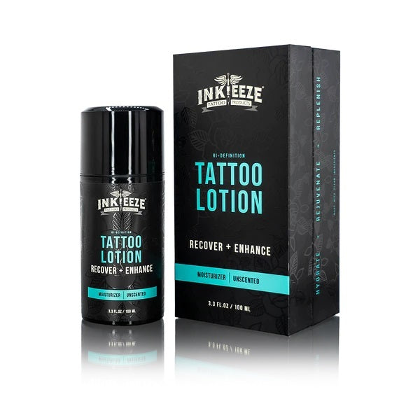 Ink Eeze Hi-Definition Tattoo Lotion.