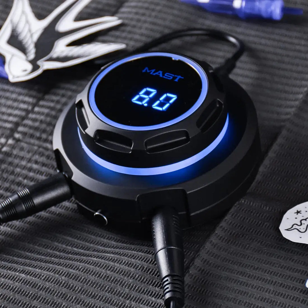 Mast Halo Tattoo Power Supply Dual Mode Start-Up for Tattoo Machines maple tattoo supply