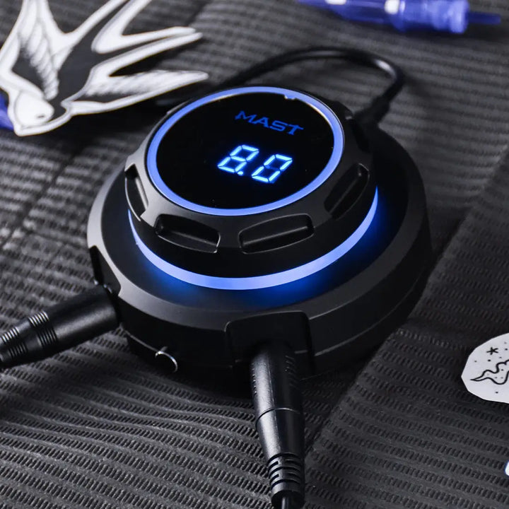 Mast Halo Tattoo Power Supply Dual Mode Start-Up for Tattoo Machines maple tattoo supply