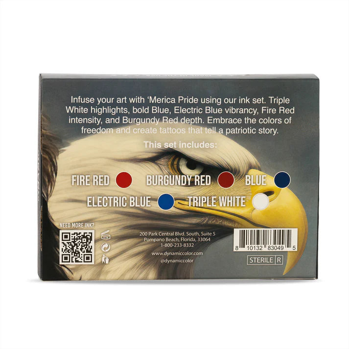Dynamic Merica Tattoo Ink Set