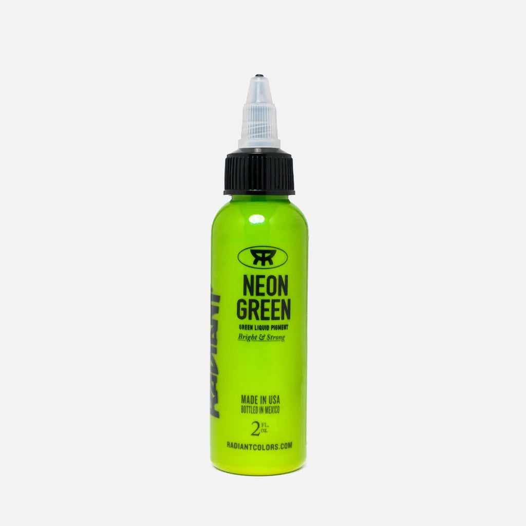 Radiant Neon Green Tattoo Ink