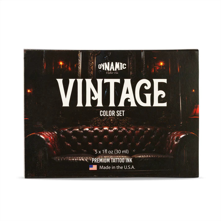 Dynamic Vintage Tattoo Ink Set