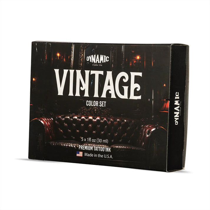 Dynamic Vintage Tattoo Ink Set