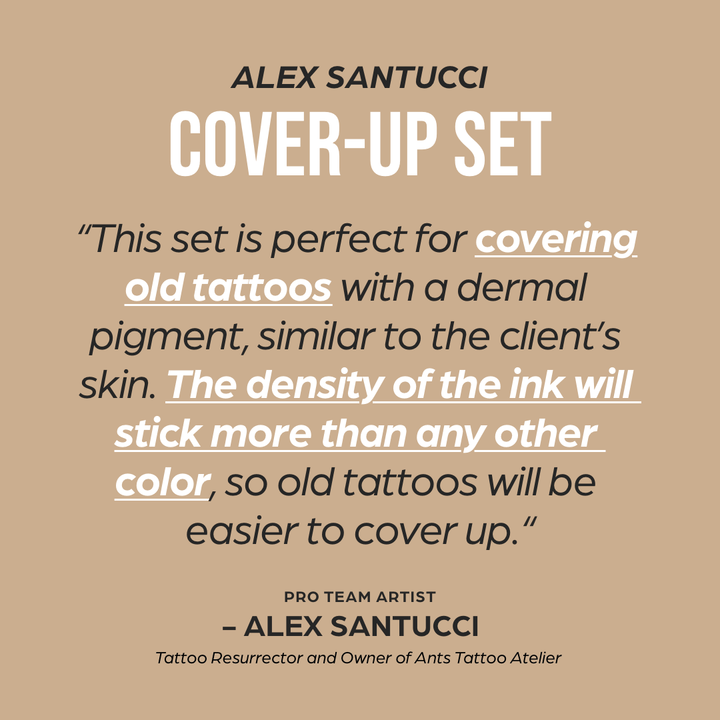 World Famous 4 Color Alex Santucci Cover-Up Set