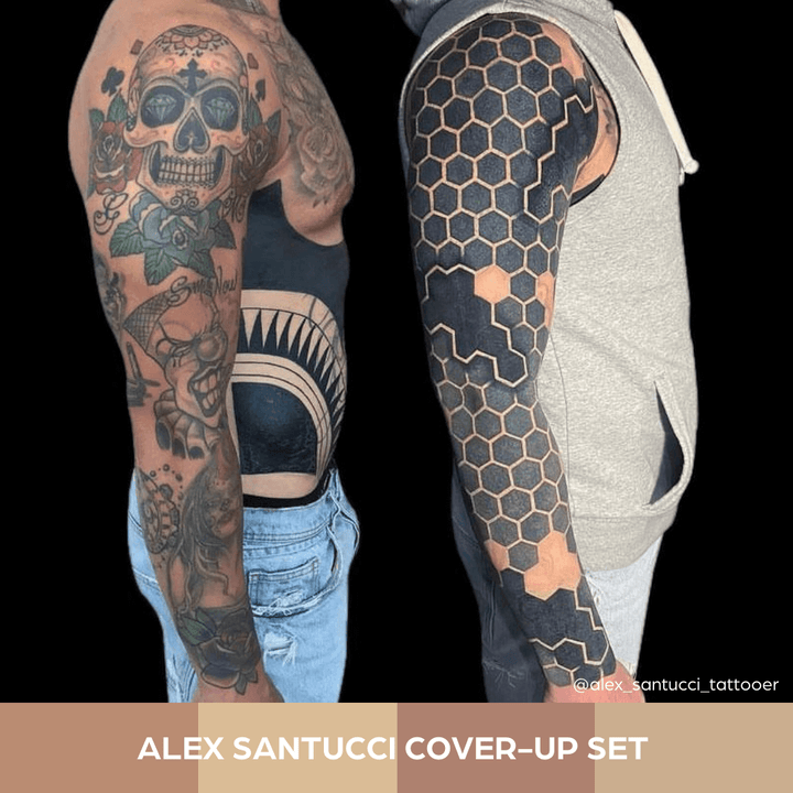 World Famous 4 Color Alex Santucci Cover-Up Set