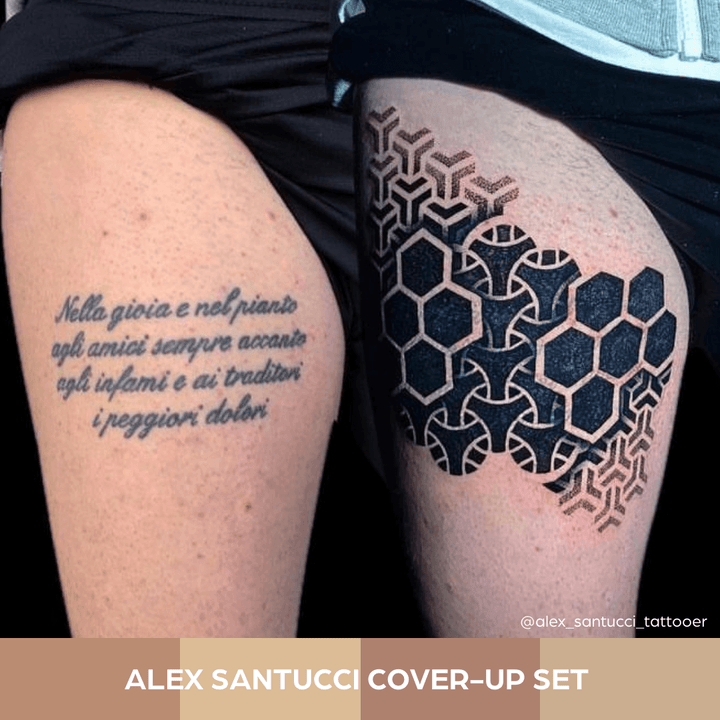 World Famous 4 Color Alex Santucci Cover-Up Set