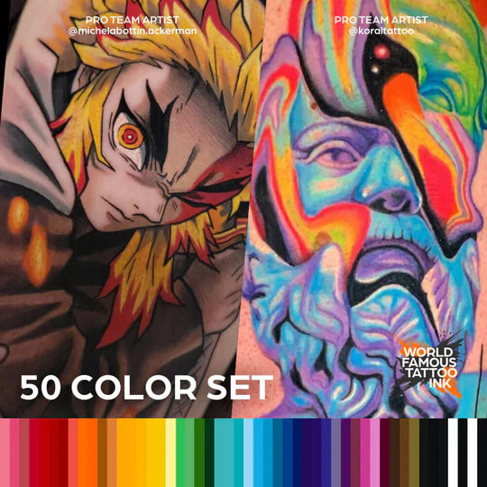 World Famous 50 Color Ink Set