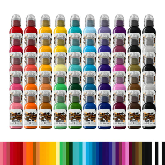 World Famous 50 Color Ink Set