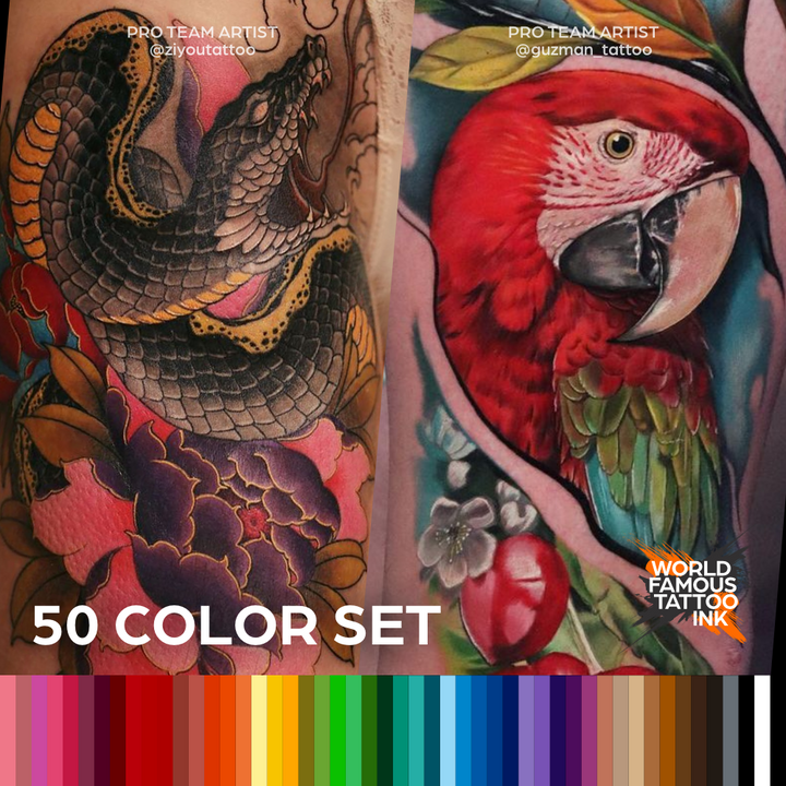 World Famous 50 Color Ink Set