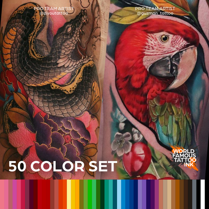 World Famous 50 Color Ink Set