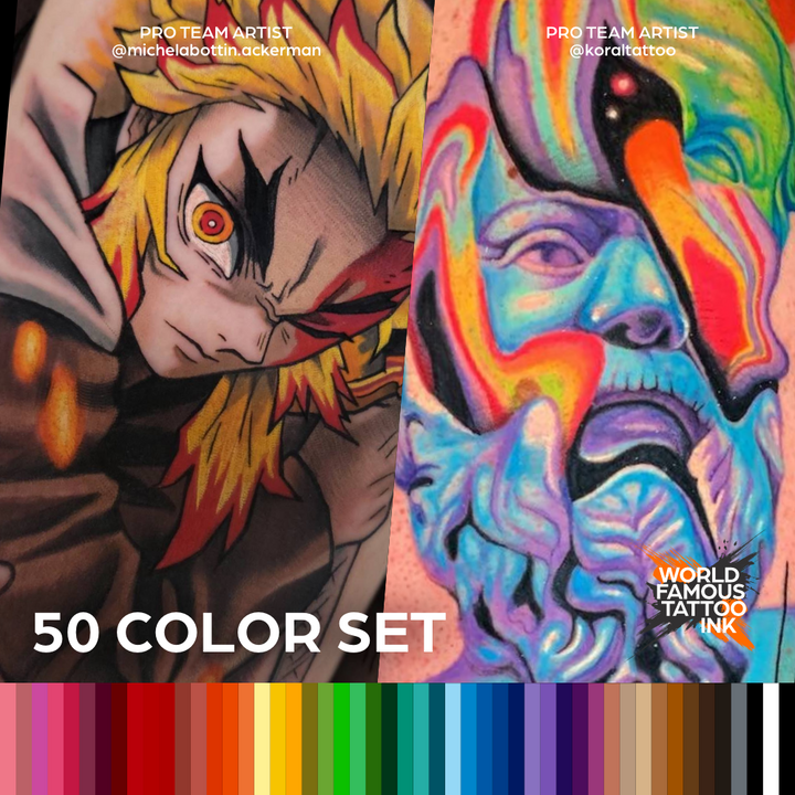 World Famous 50 Color Ink Set
