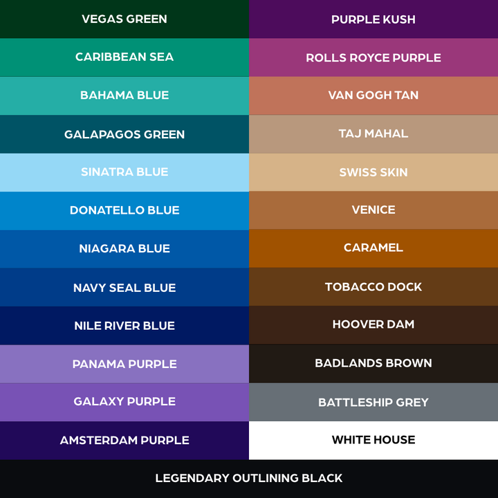 World Famous 50 Color Ink Set