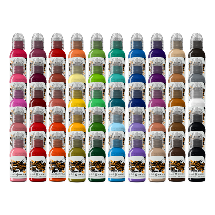 World Famous 50 Color Ink Set