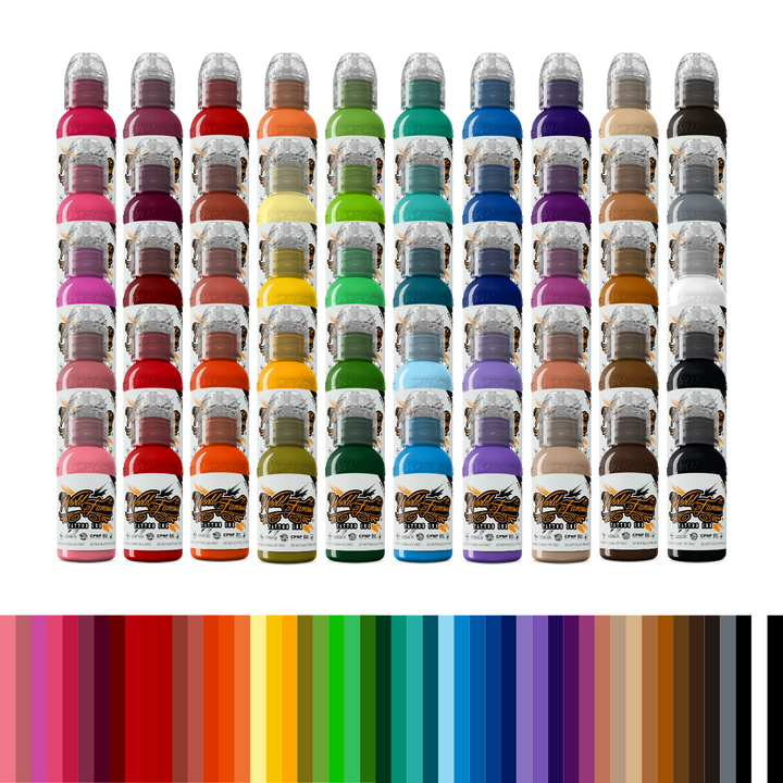 World Famous 50 Color Ink Set
