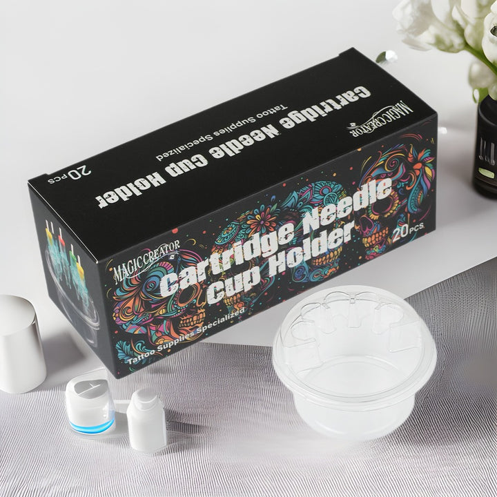 Disposable Tattoo Ink Tray with Holder