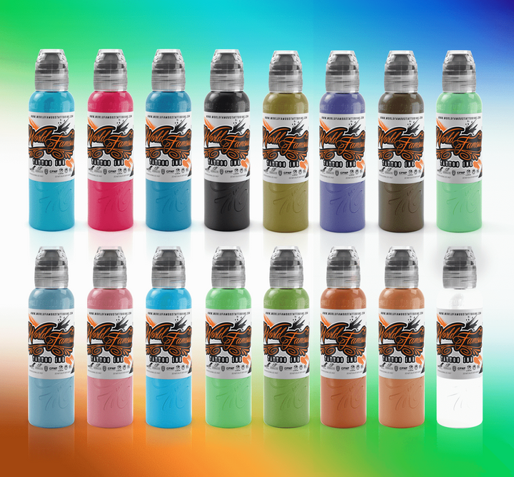World Famous 16 Color  Set #1 - Maple Tattoo Supply