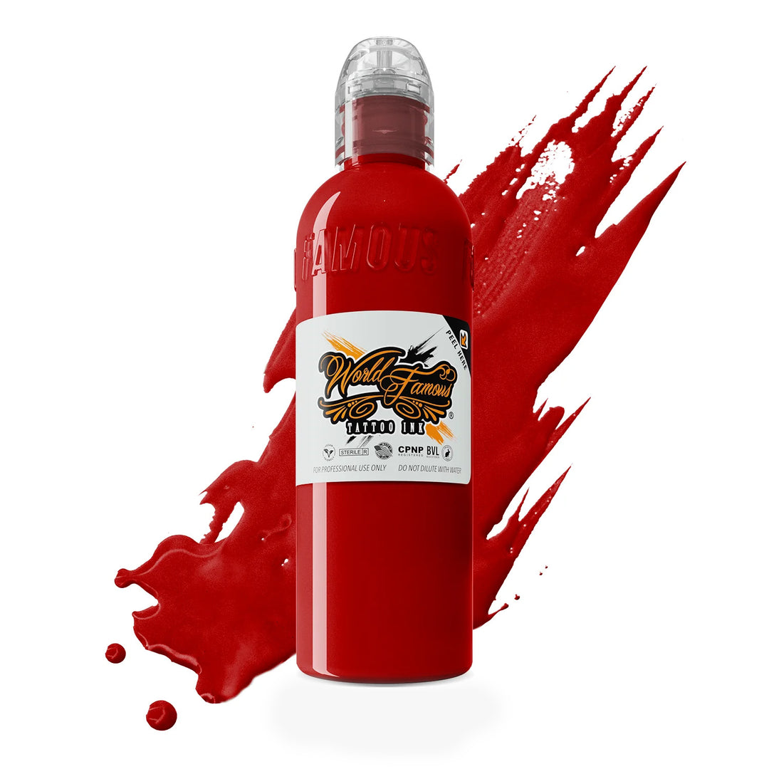 World Famous Straight Red Tattoo Ink