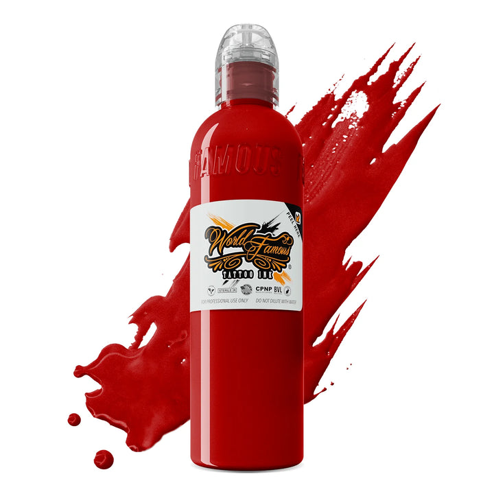 World Famous Straight Red Tattoo Ink
