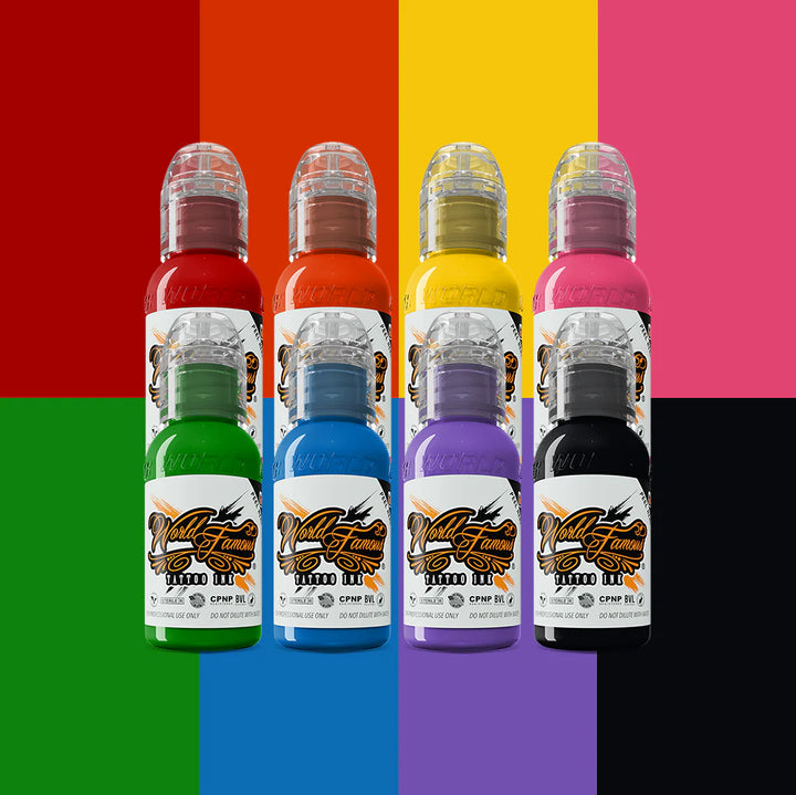 World Famous 8 Color Yomico Artistic Basic Ink Set