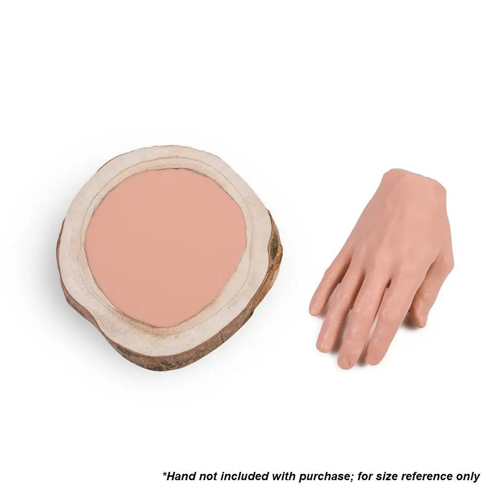 A Pound of Flesh Gallery Series Tattooable Synthetic Round Wooden Plank — Small